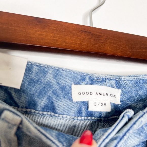 Good American Good Boy Boy Straight Super High Rise Straight - Picture 4 of 11